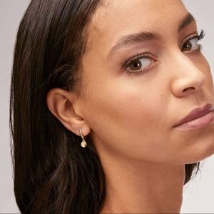 Gorjana Gold Disc Coin Huggies